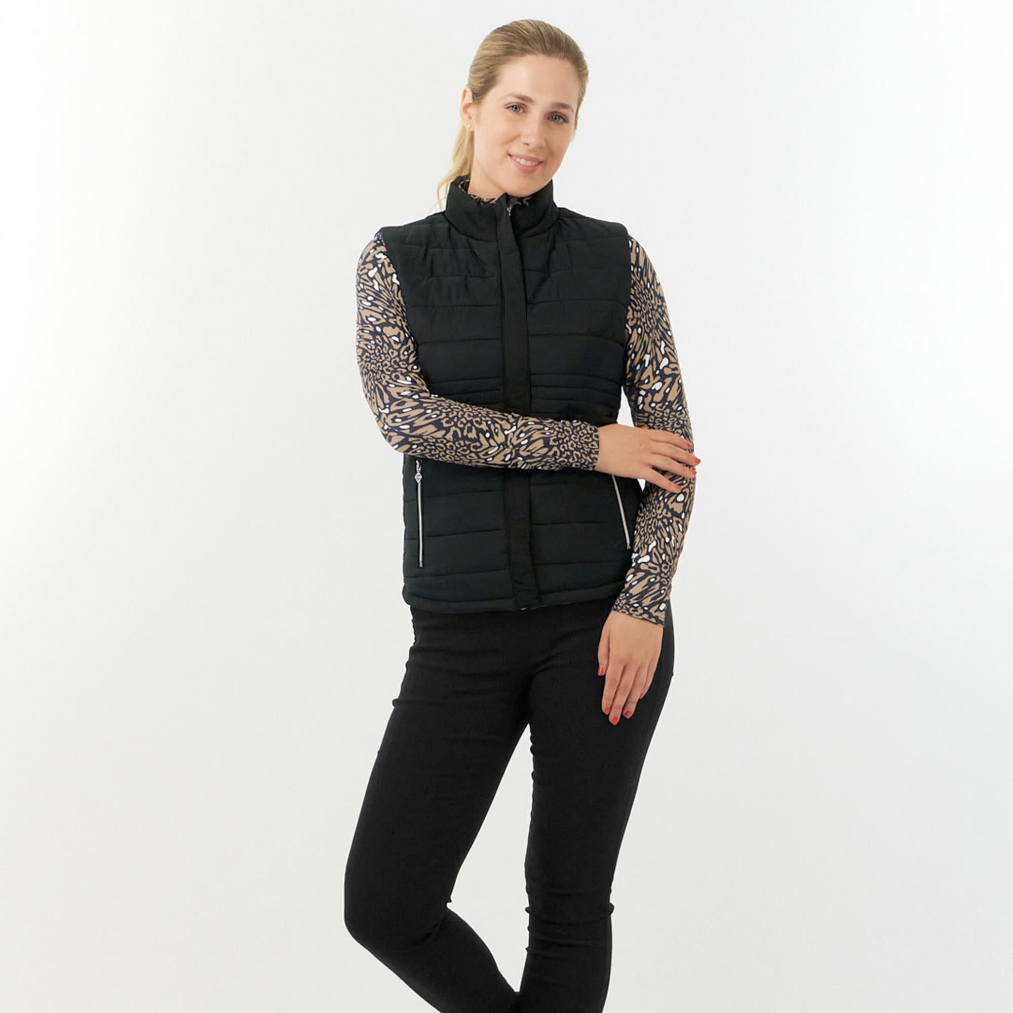 Pure Golf Eve Reversible Ladies Golf Gilet Wild Truffle